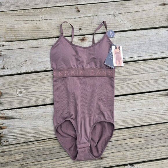 Danskin Women's Seamless Shaping Bodysuit Size M Brown Adjustable NWT - Picture 5 of 15